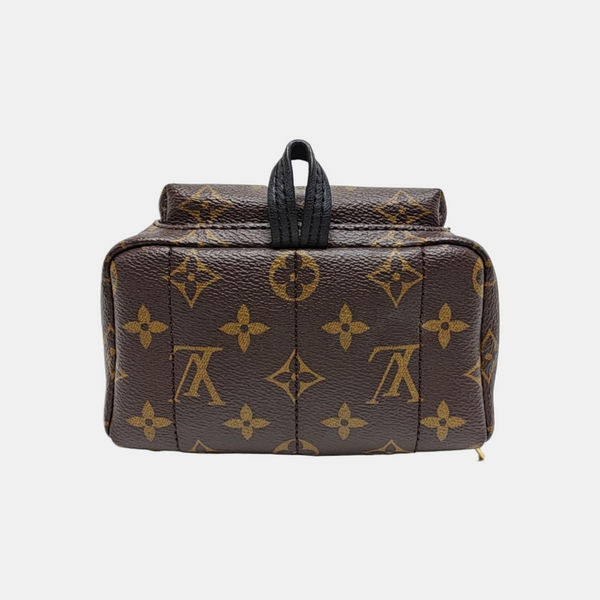 PALM SPRINGS Mini Monogram Coated Canvas Brown