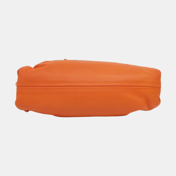 Authenticated pre-owned  The Pouch Mini Calfskin Orange - Crossbody Bag at Looply