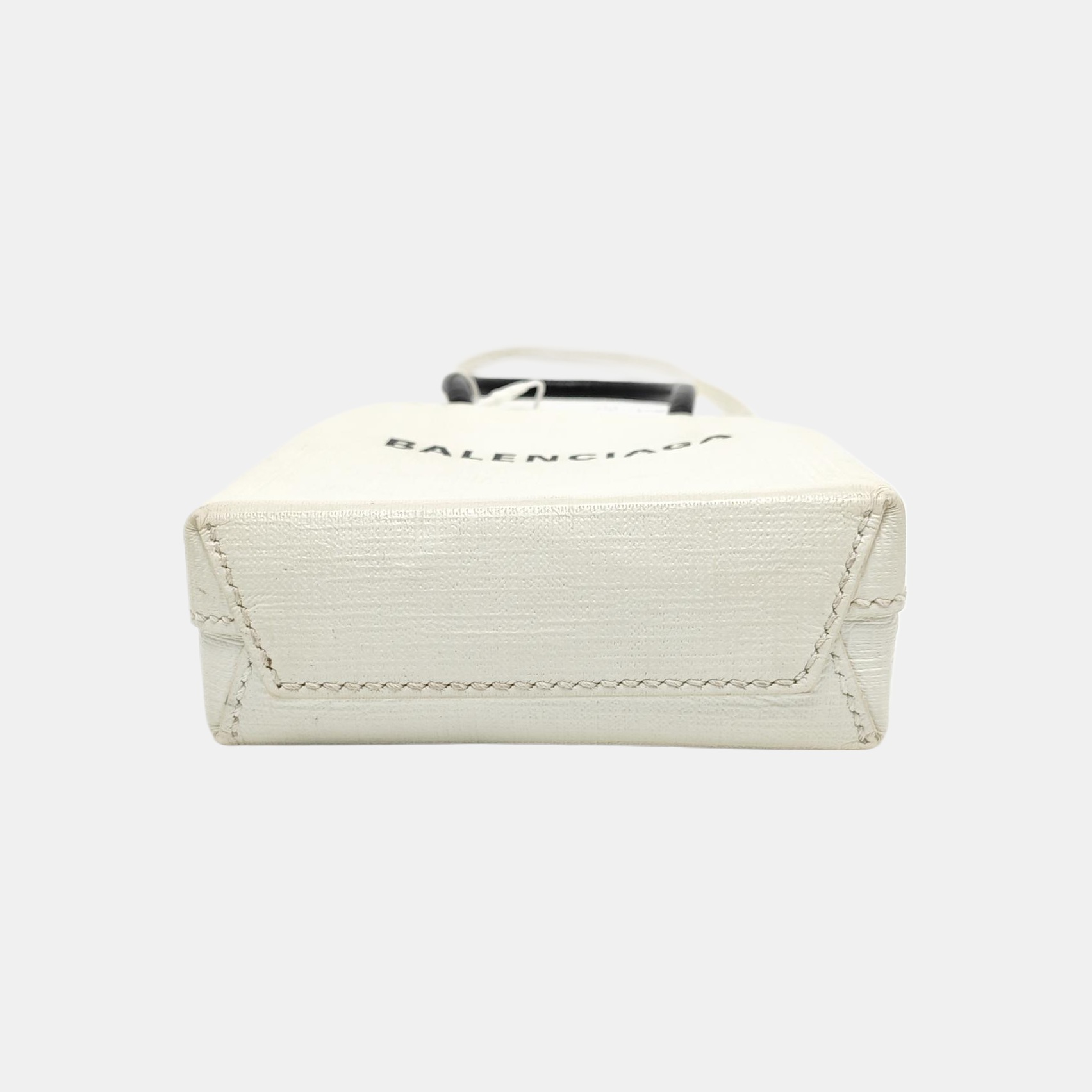 Shopping Bag Calfskin White