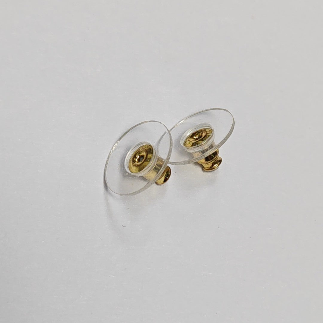 Metal Gold Stud Earrings