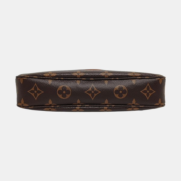 ACCESSOIRES GM Monogram Coated Canvas Brown