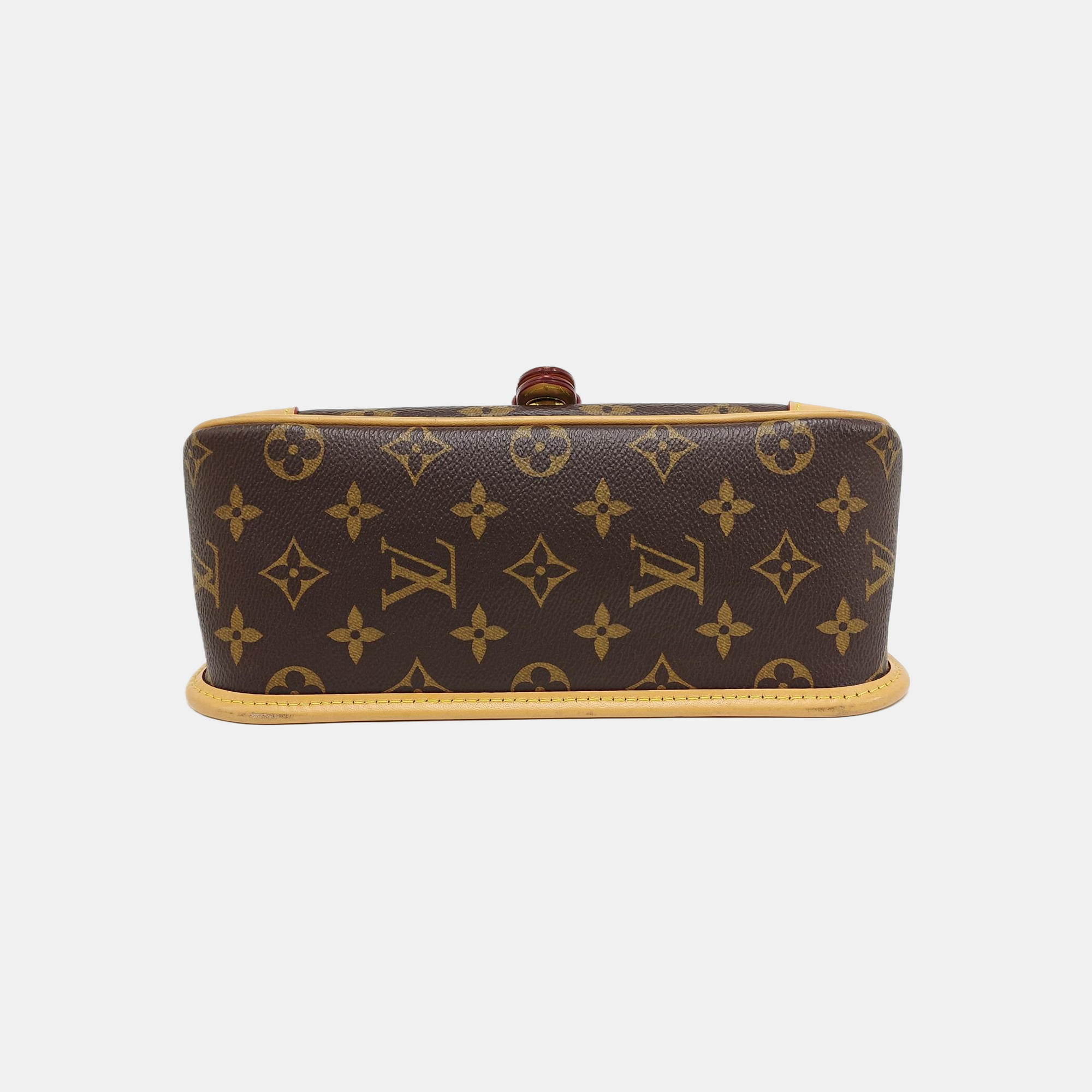 DIANE Monogram Coated Canvas Brown