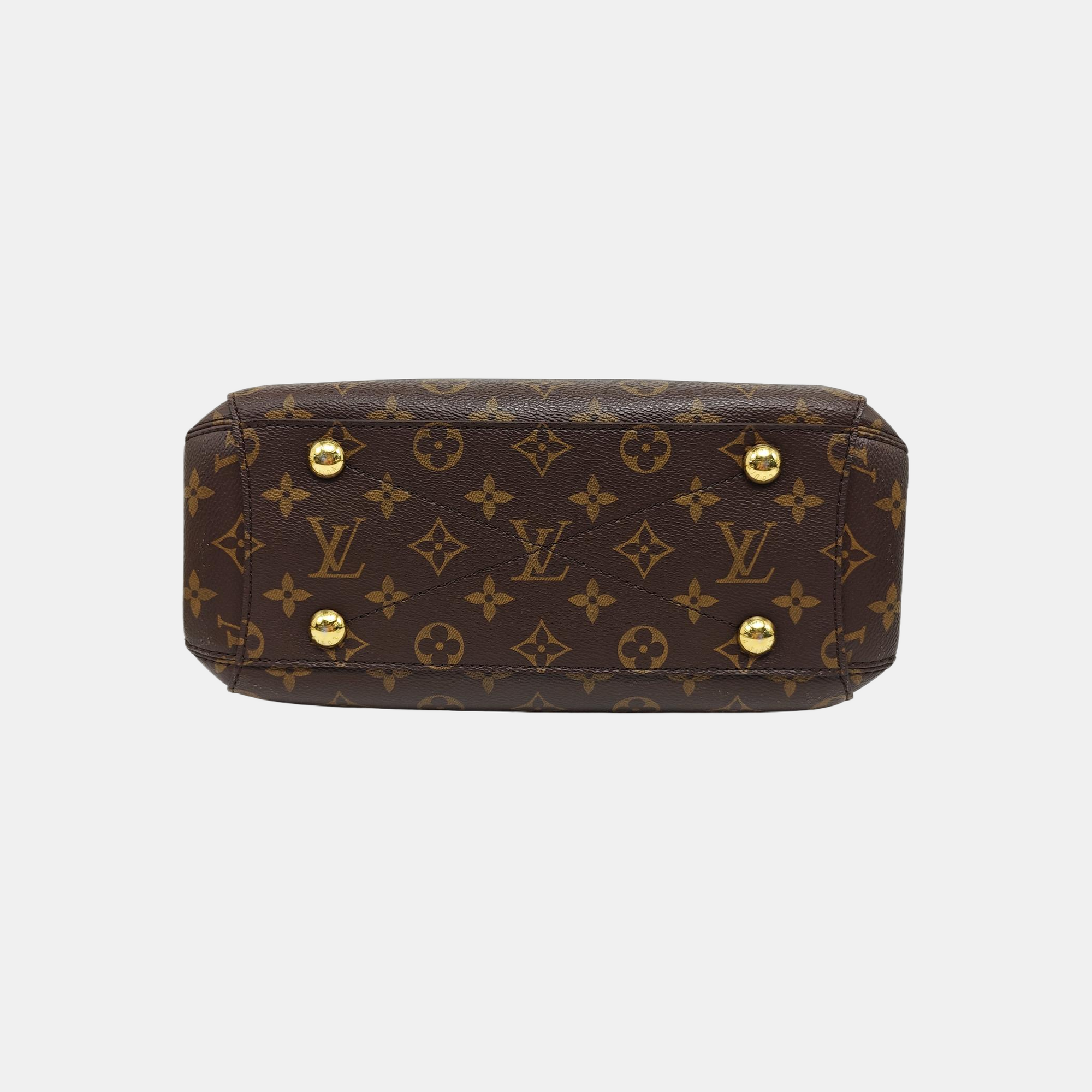 MONTAIGNE BB Monogram Coated Canvas Brown