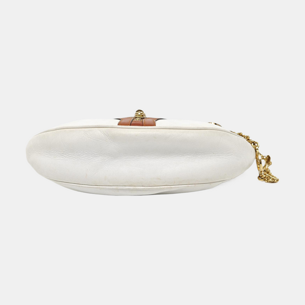 Calfskin Top Handle Bag White