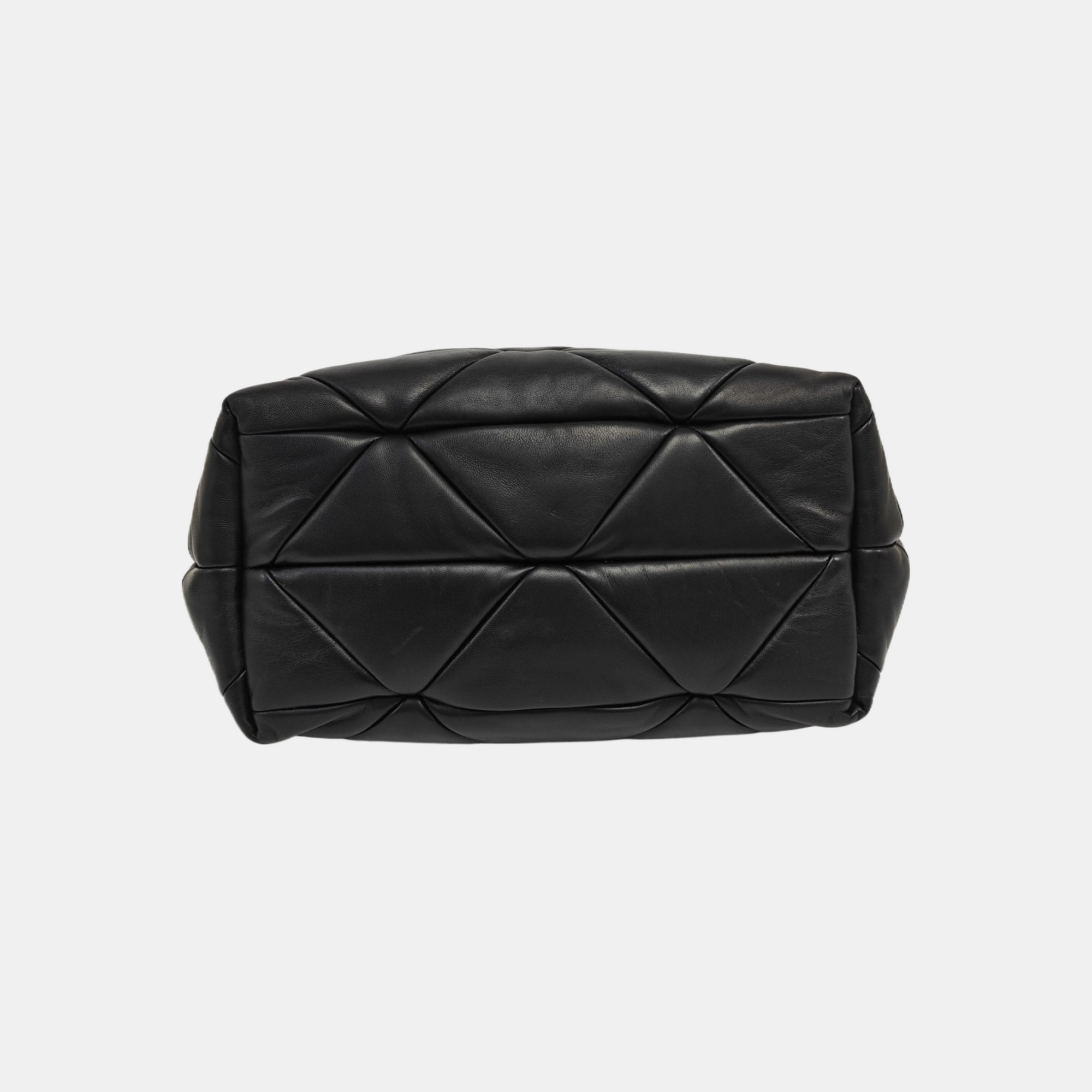 System Quilted Nylon Black
