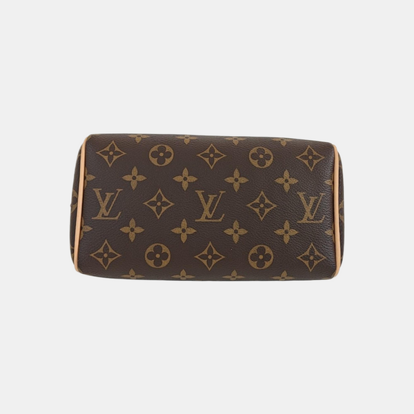 SPEEDY 20 Monogram Coated Canvas Brown