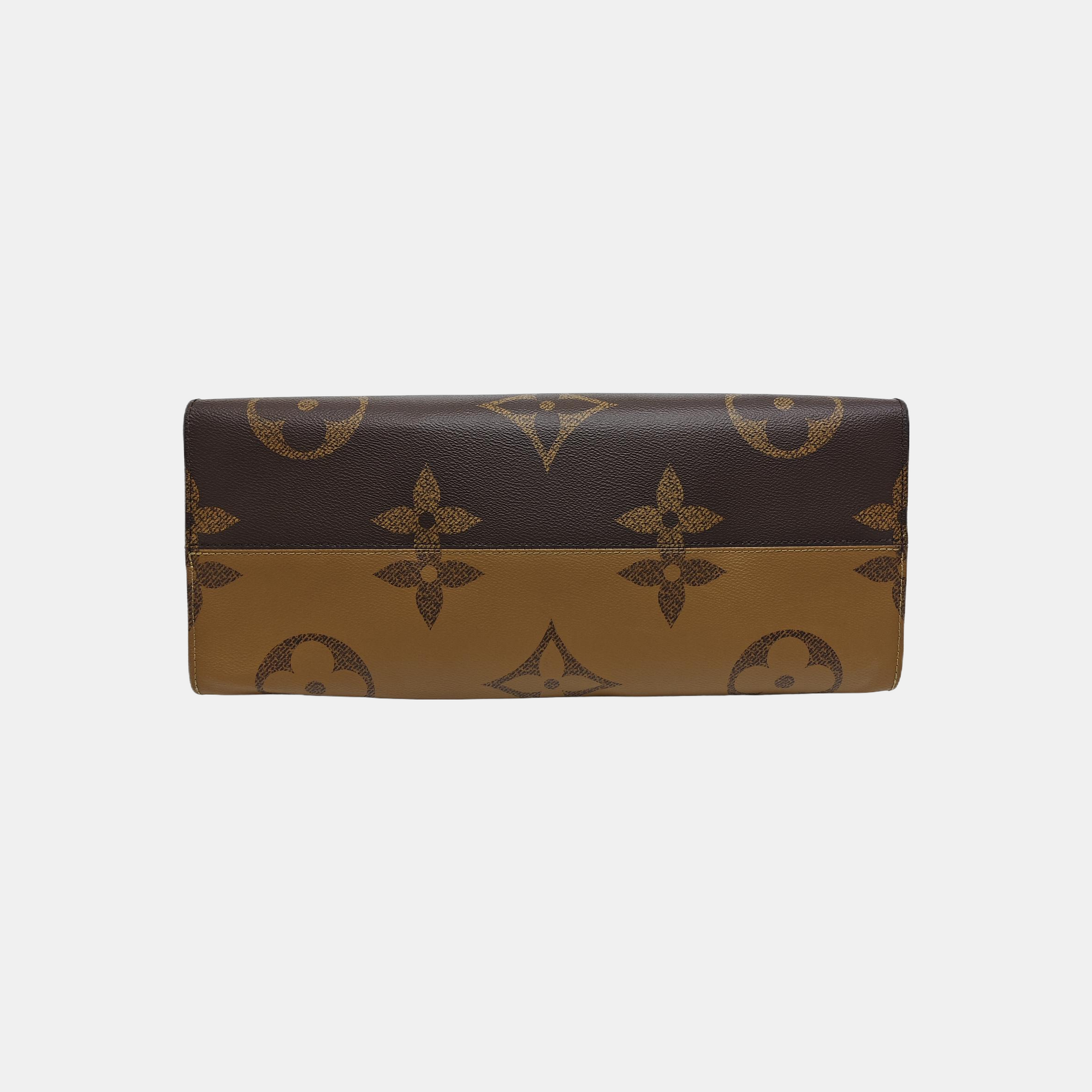 ONTHEGO GM Monogram Coated Canvas Brown