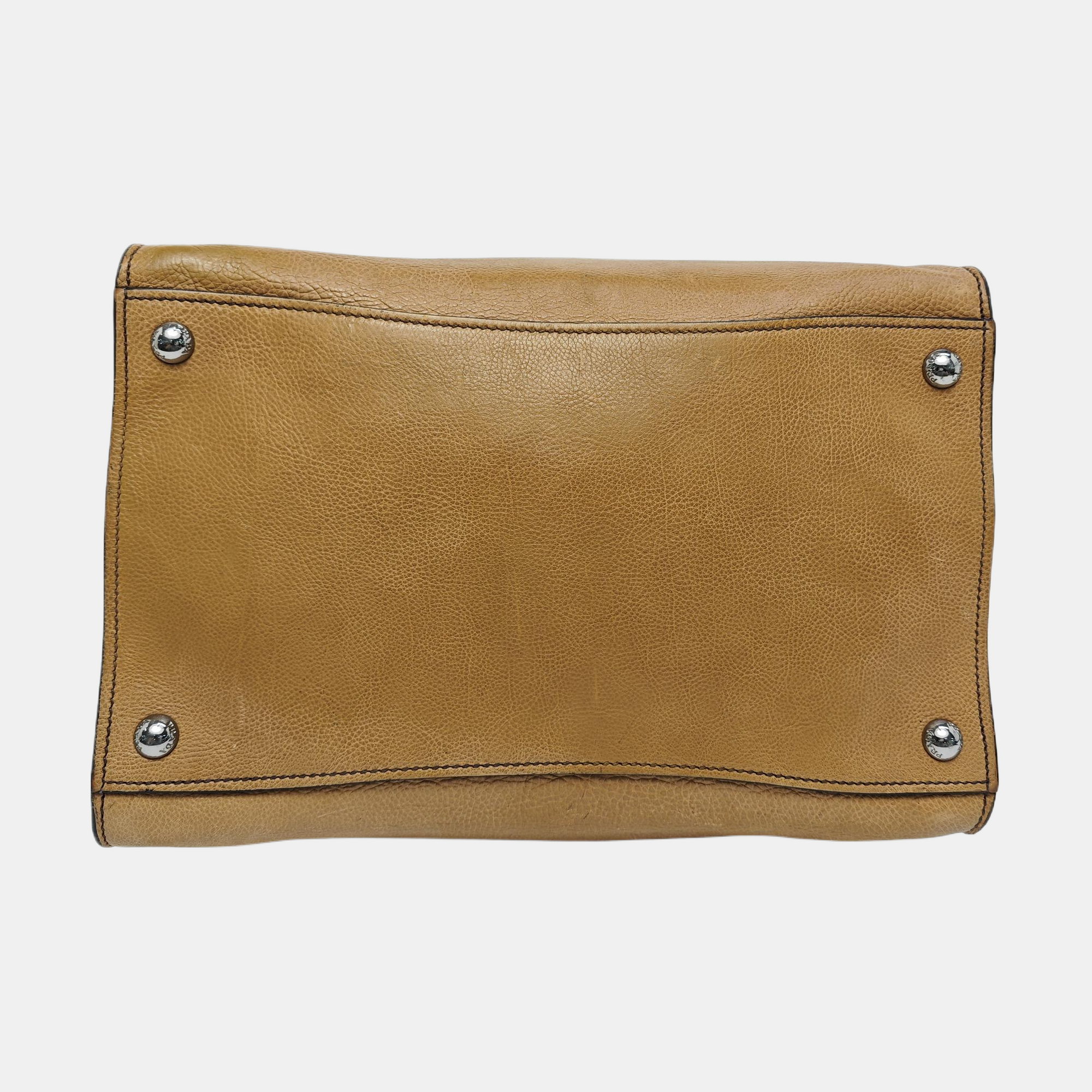 Calfskin Tote Bag Brown