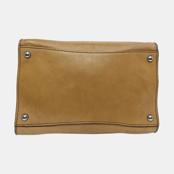 Calfskin Tote Bag Brown
