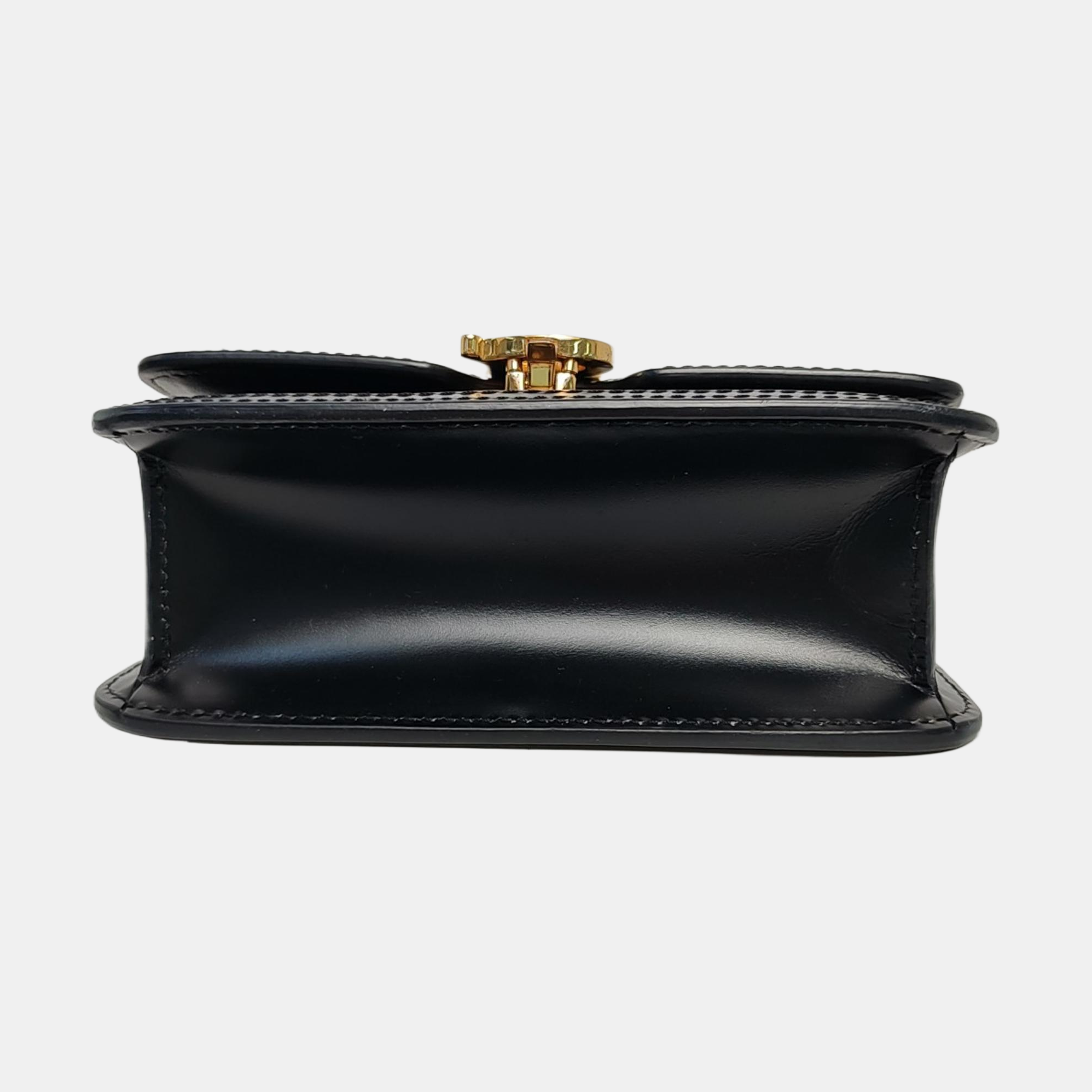 TB Mini Calfskin Black