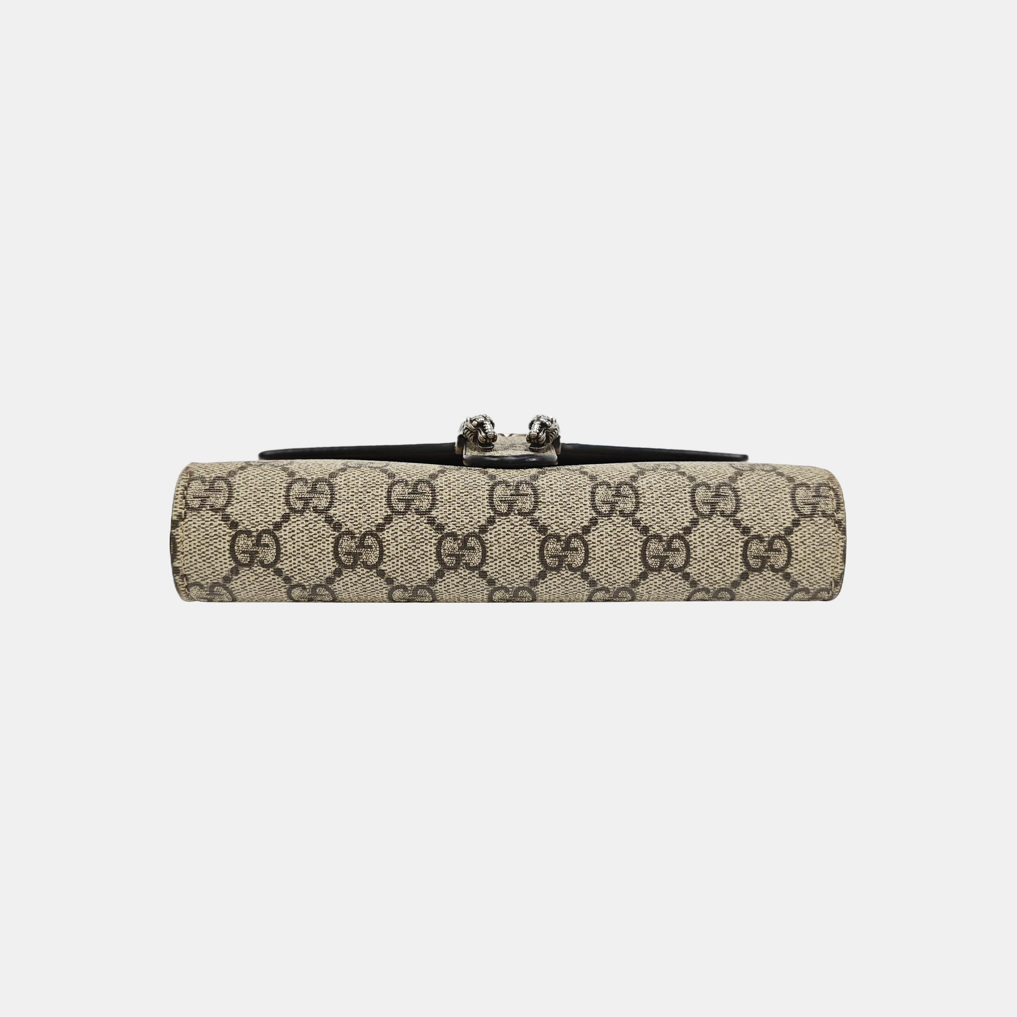 Dionysus Mini Monogram Coated Canvas Beige