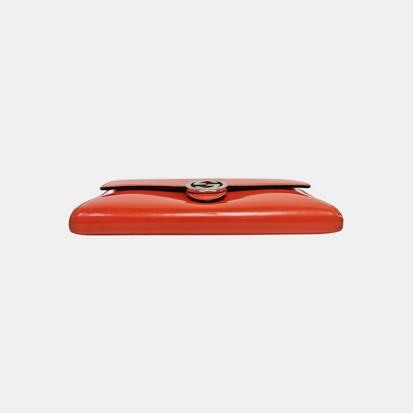 Interlocking G Calfskin Red Wallet