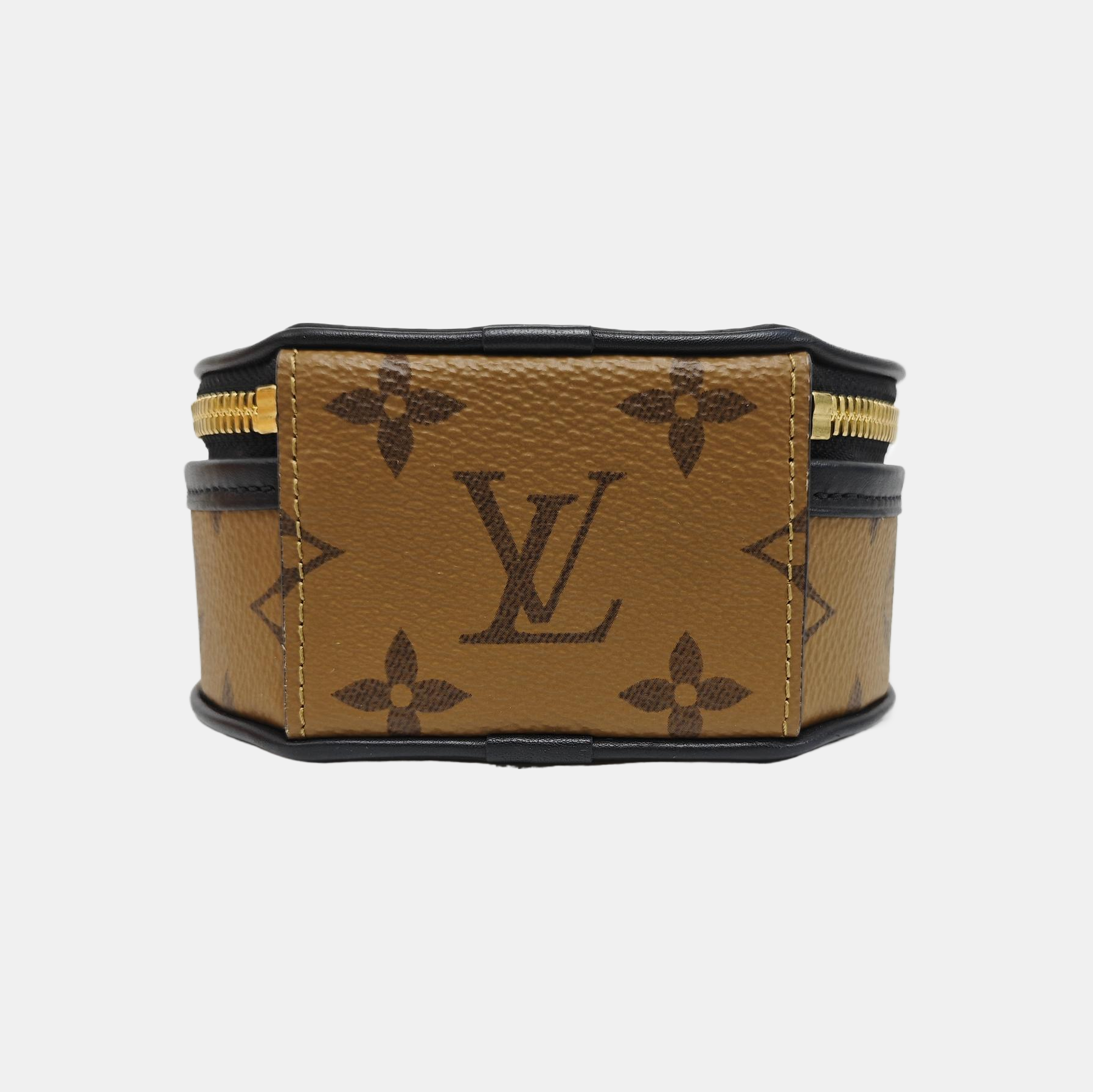BOITE CHAPEAU Mini Monogram Coated Canvas Brown