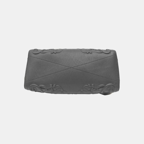 KEEPALL GM Monogram Calfskin Gray