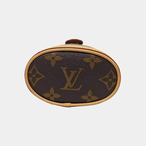FOLD ME Monogram Coated Canvas Brown
