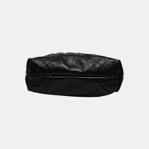 CHANEL 22 Mini Quilted Calfskin Black