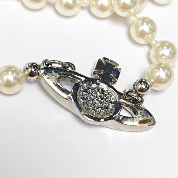 Faux Pearl White Necklace
