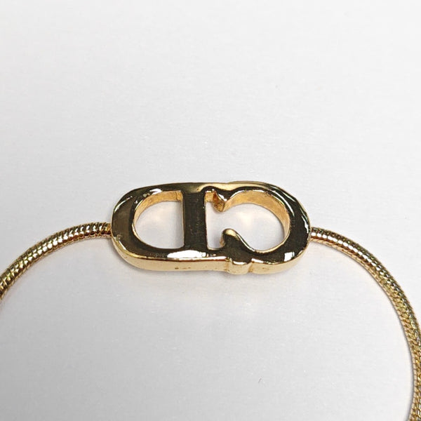 Petit CD Metal Gold Bracelet