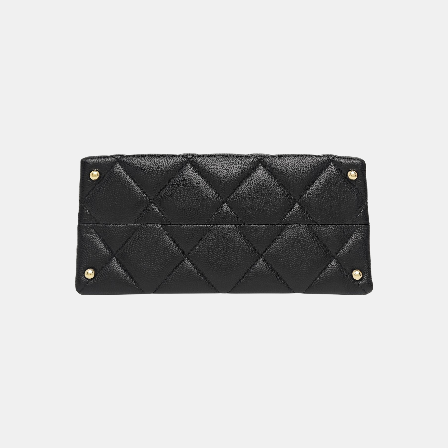 CLASSIC FLAP Mini Quilted Grained Calfskin Black