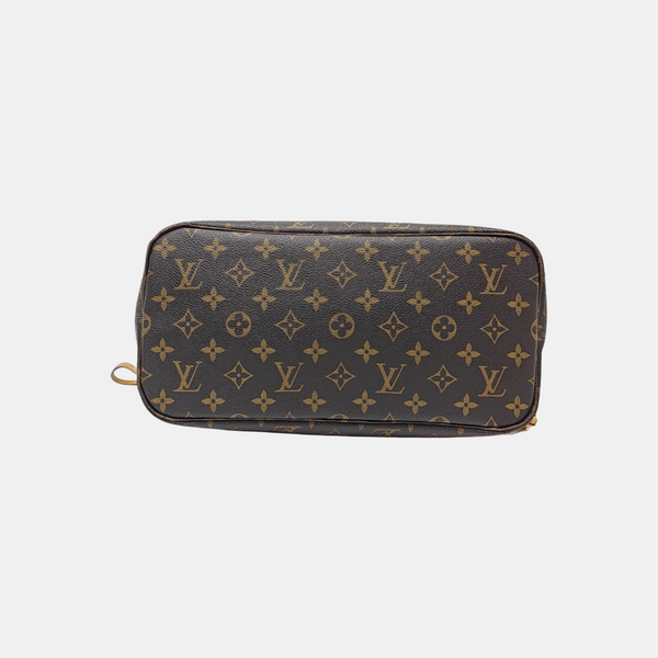 NEVERFULL MM Monogram Coated Canvas Brown