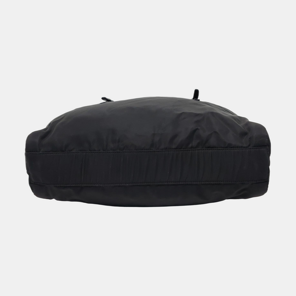Nylon Shoulder Bag Black