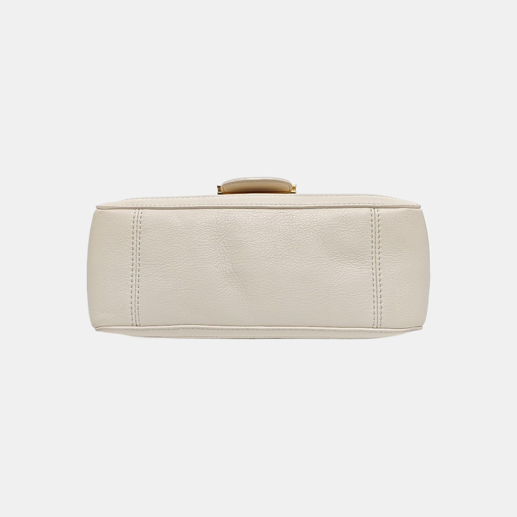 DAUPHINE MM Calfskin White