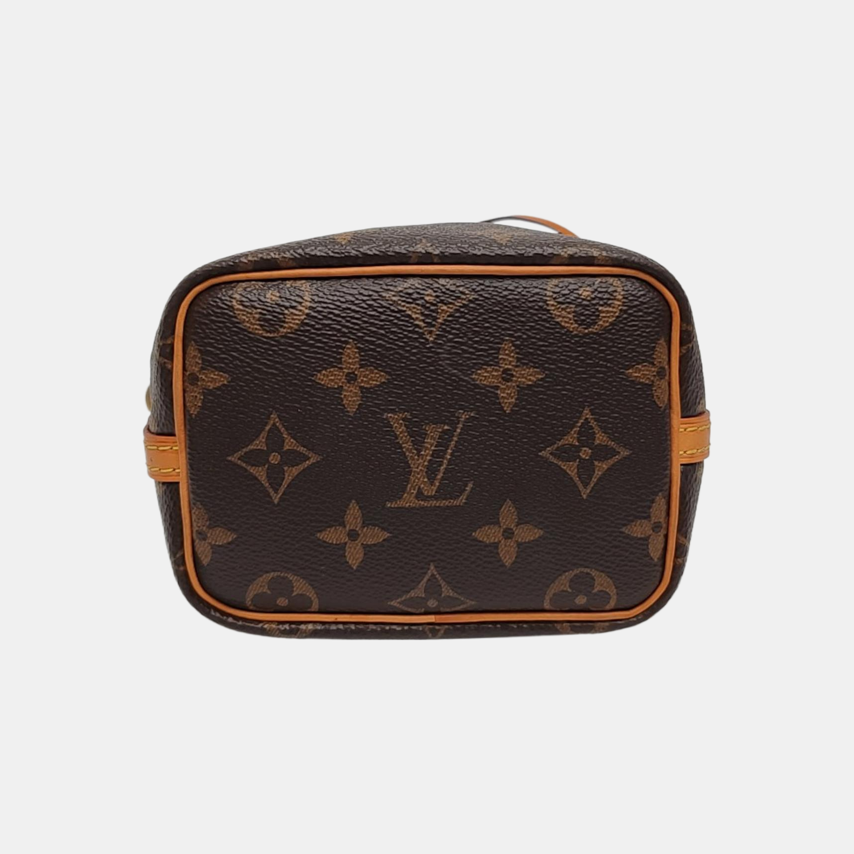 NÉONOÉ Nano Monogram Coated Canvas Brown