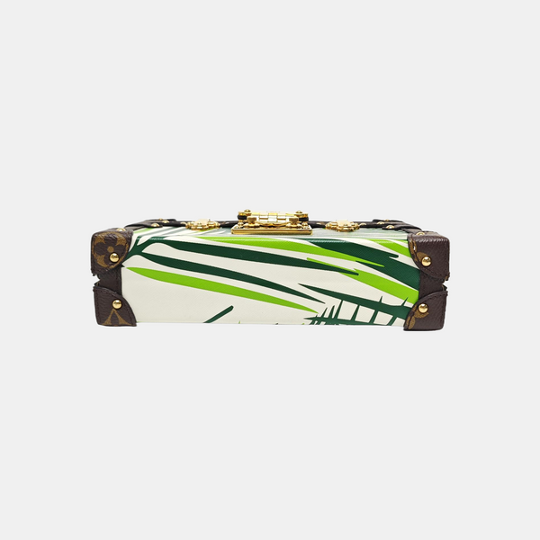 PETITE MALLE Coated Canvas Green