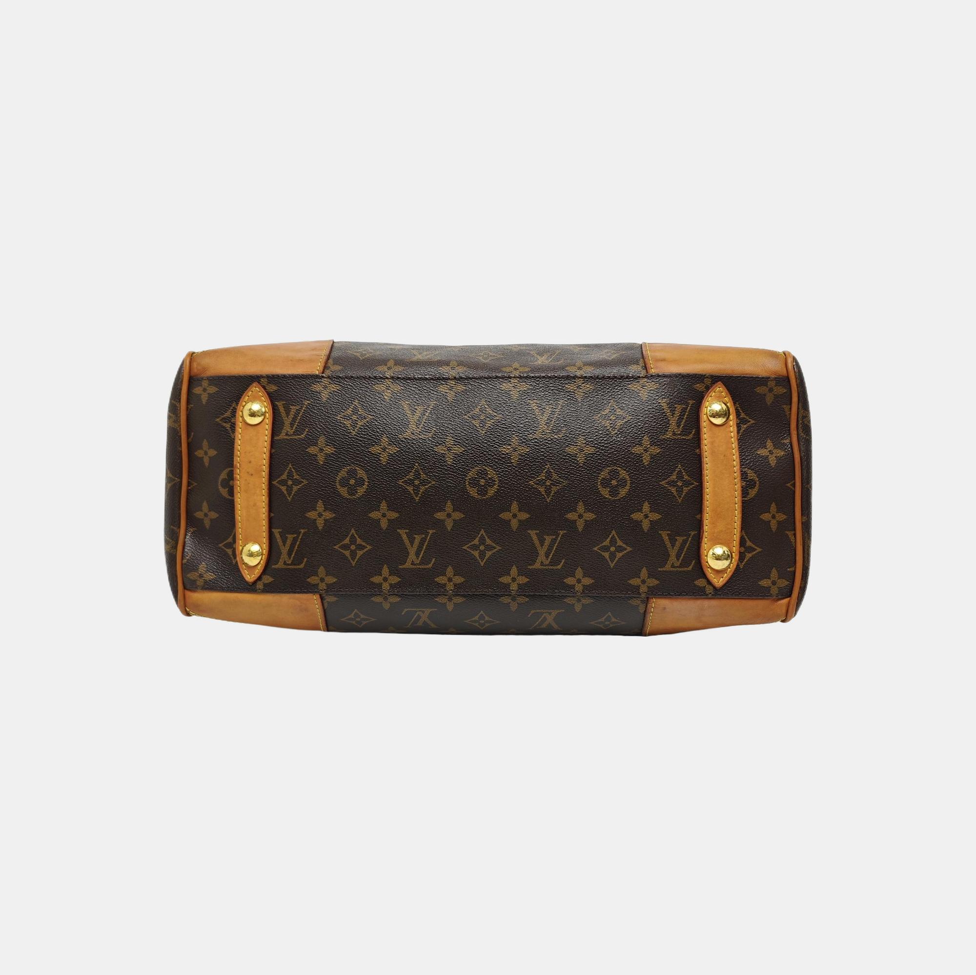 RETIRO GM Monogram Coated Canvas Brown