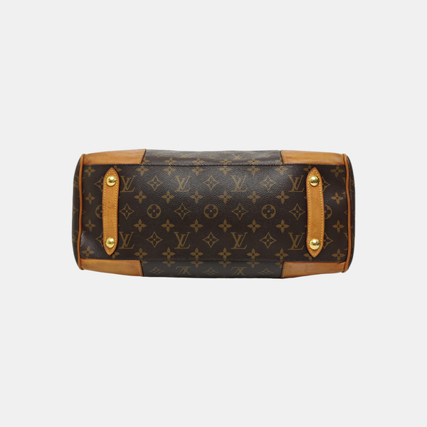 RETIRO GM Monogram Coated Canvas Brown