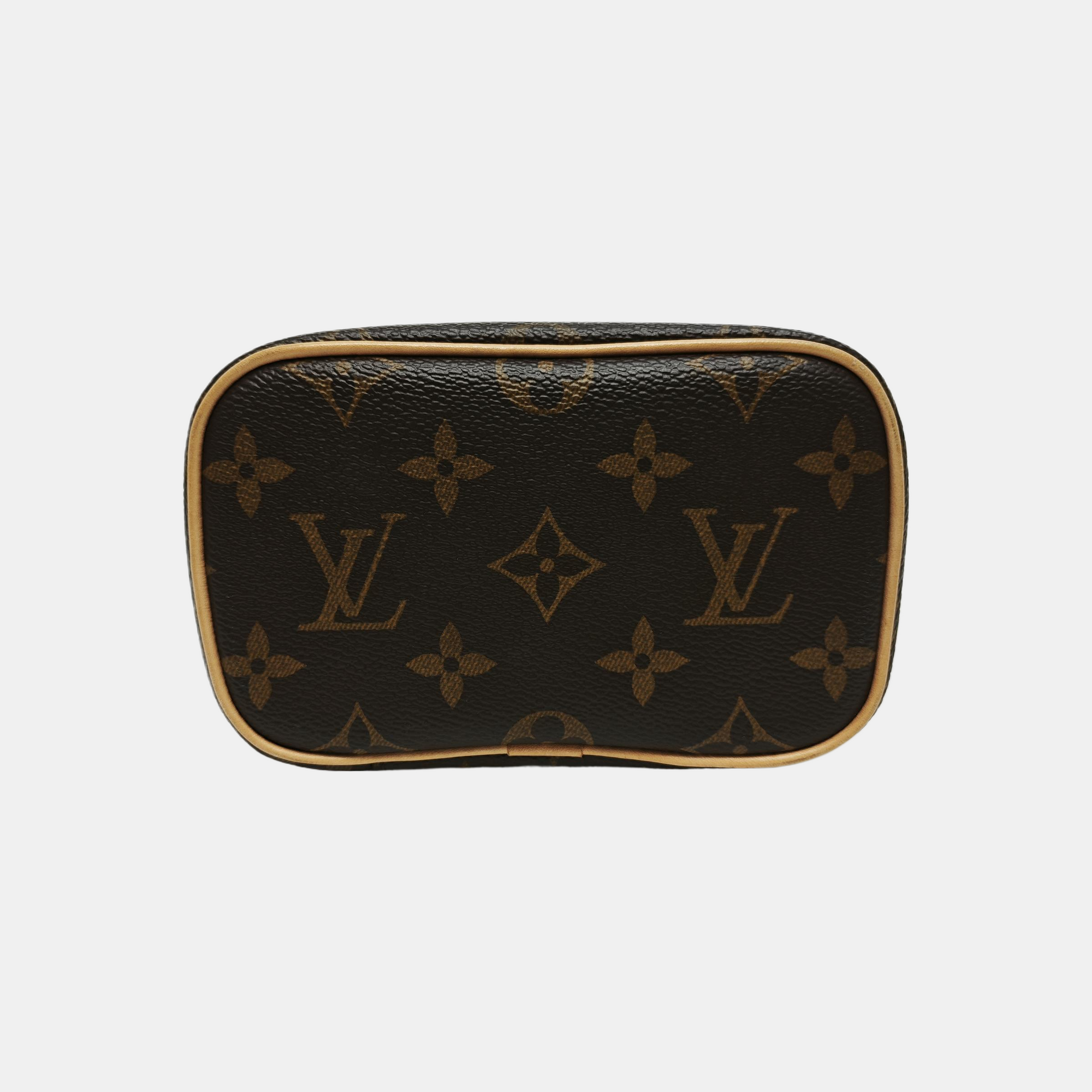 NICE Super Mini Monogram Coated Canvas Brown
