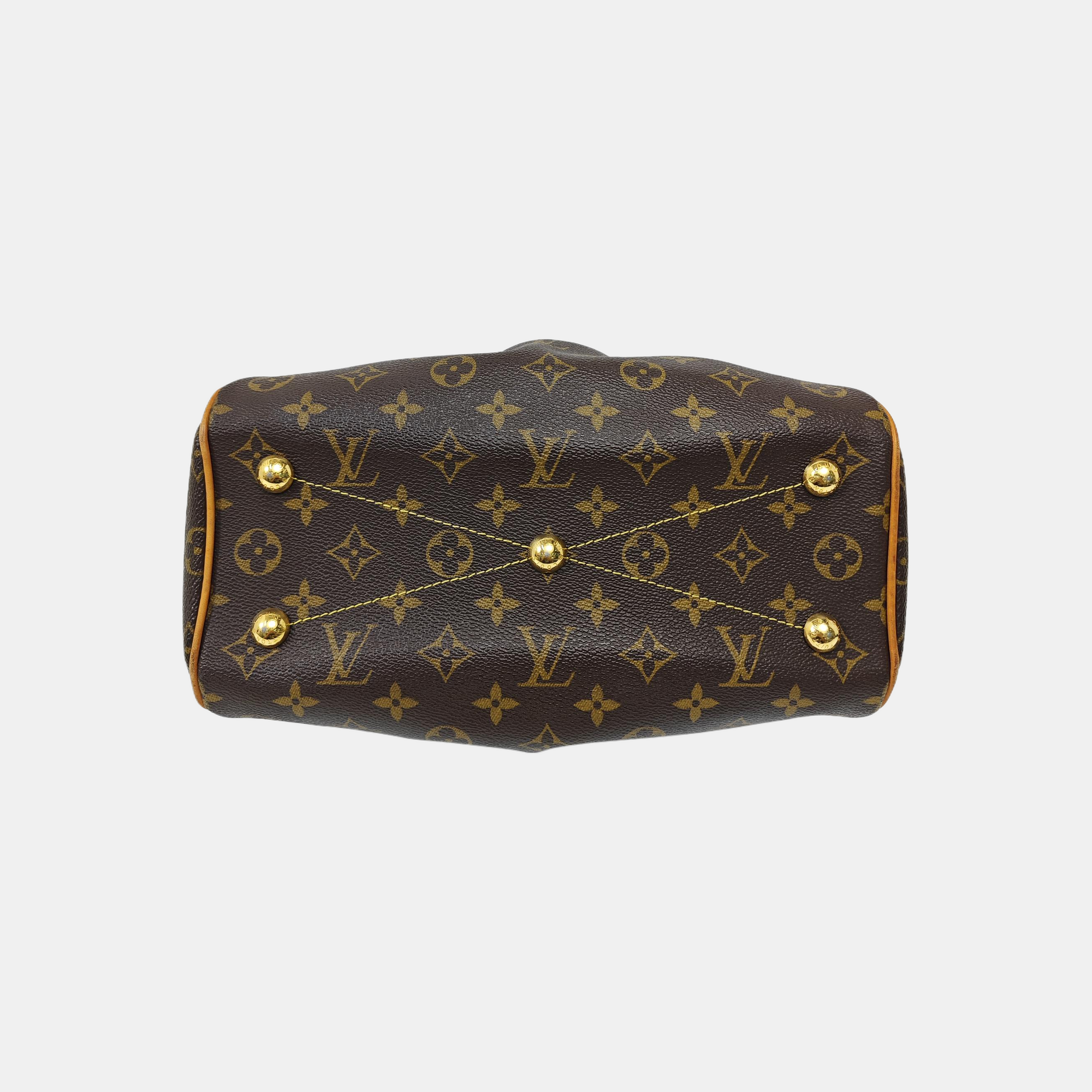 SEGUR Monogram Coated Canvas Brown