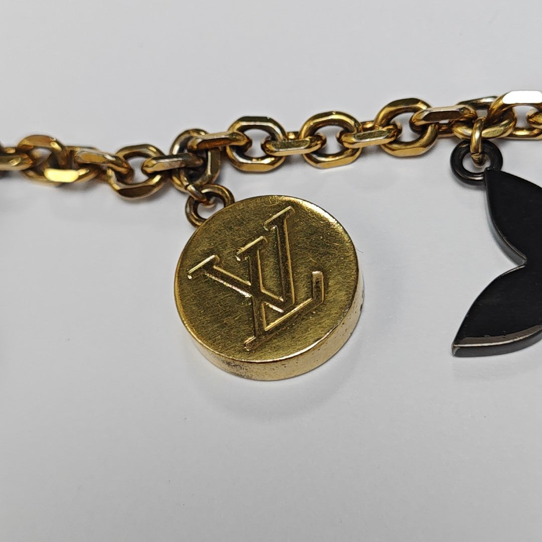Metal Bag Charm Gold