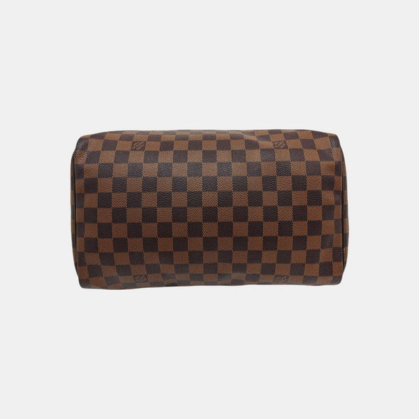 SPEEDY 30 Damier Ebene Coated Canvas Brown