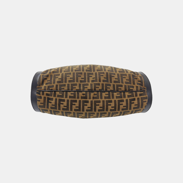 Canvas Top Handle Bag Brown