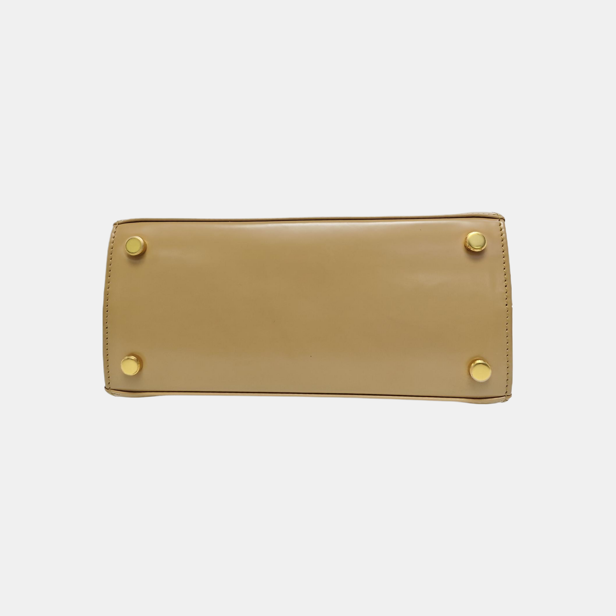 Kelly Calfskin Beige