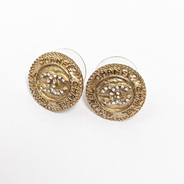 Metal Gold Stud Earrings