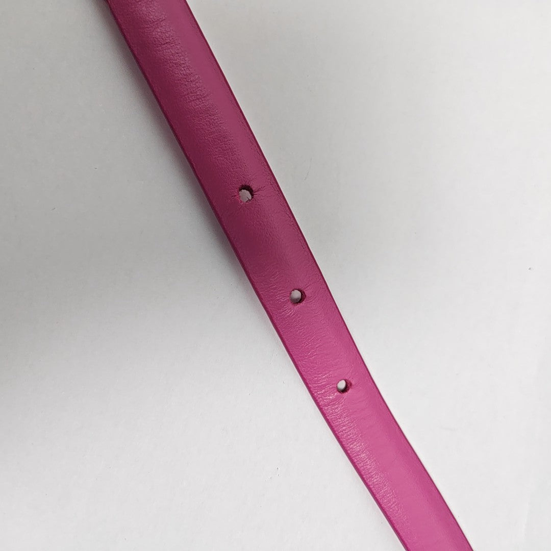 Leather Belt Purple