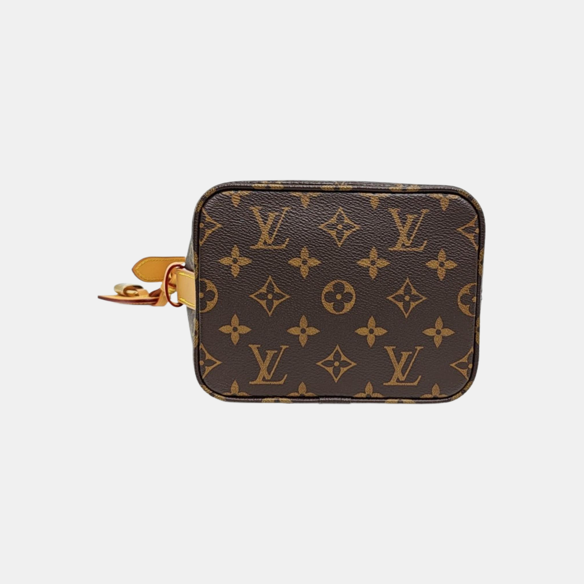 ALL IN BB Monogram Coated Canvas Brown