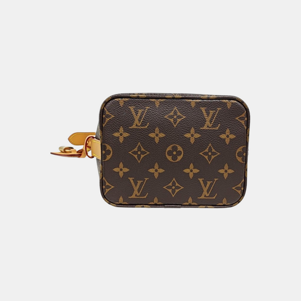 ALL IN BB Monogram Coated Canvas Brown