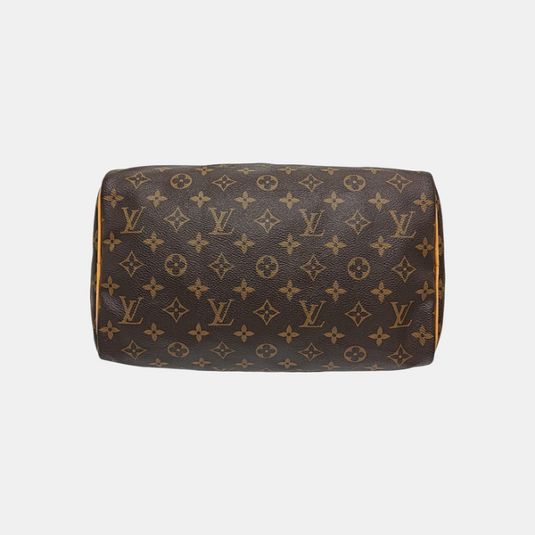 SPEEDY 30 Monogram Coated Canvas Brown
