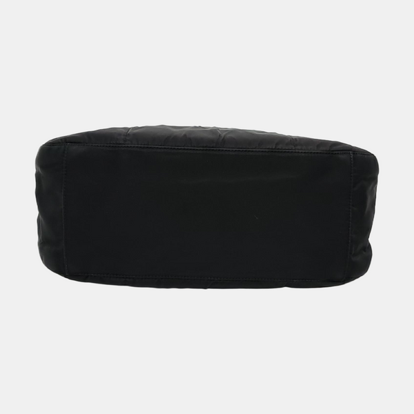 Nylon Shoulder Bag Black