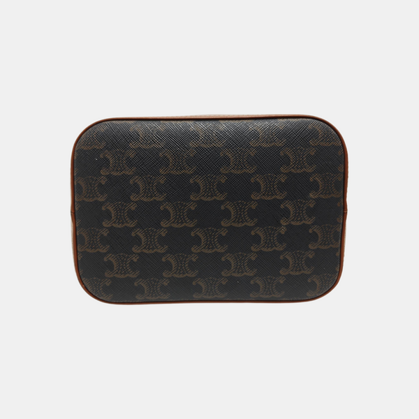 TRIOMPHE CANVAS Small Coated Canvas Brown