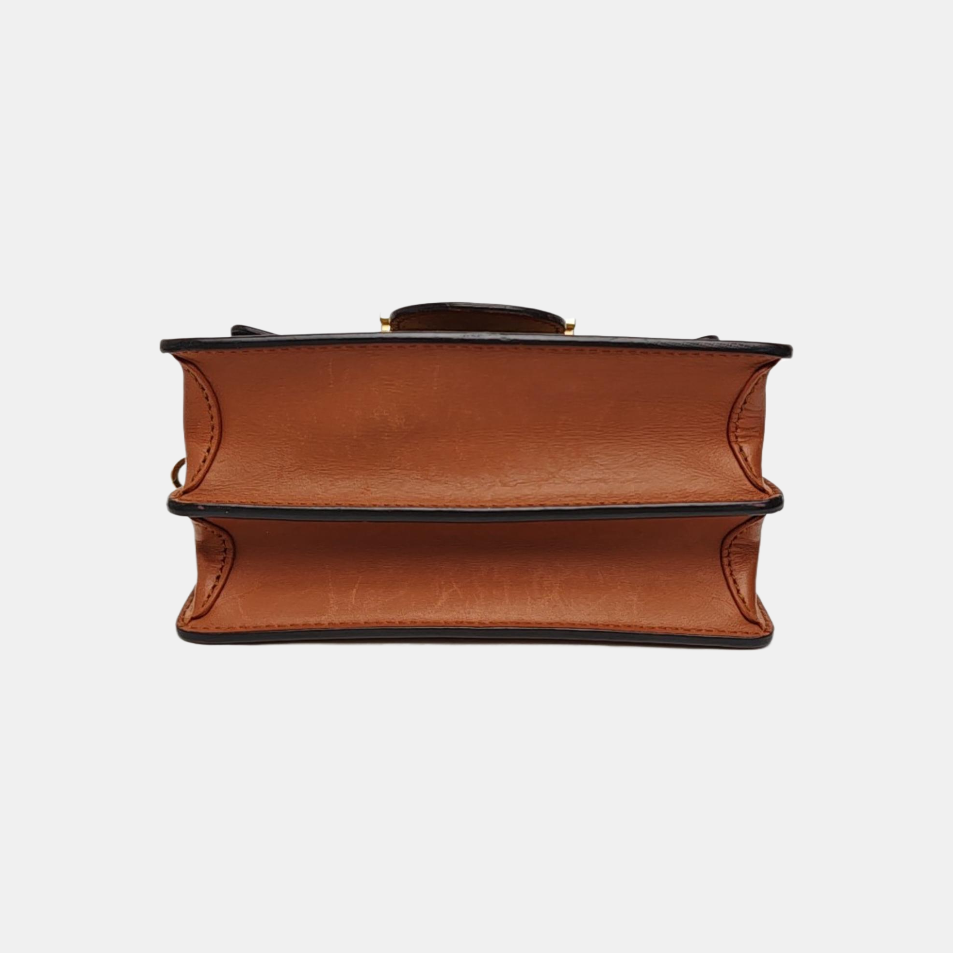 DAUPHINE Mini Monogram Coated Canvas Brown