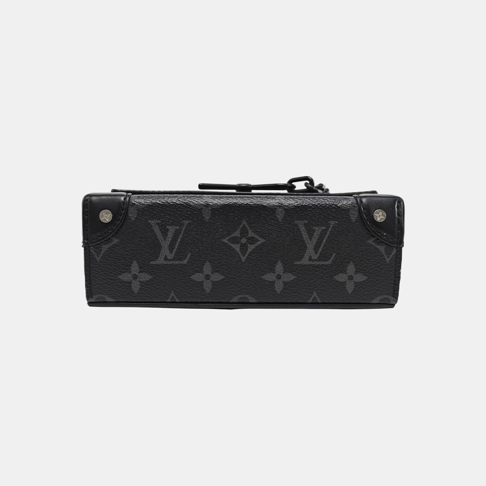 STEAMER Mini Monogram Coated Canvas Black