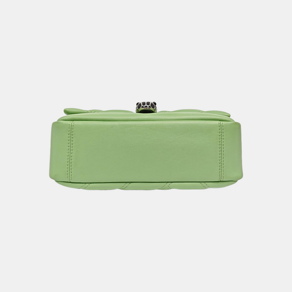SERPENTI CABOCHON Small Quilted Calfskin Green