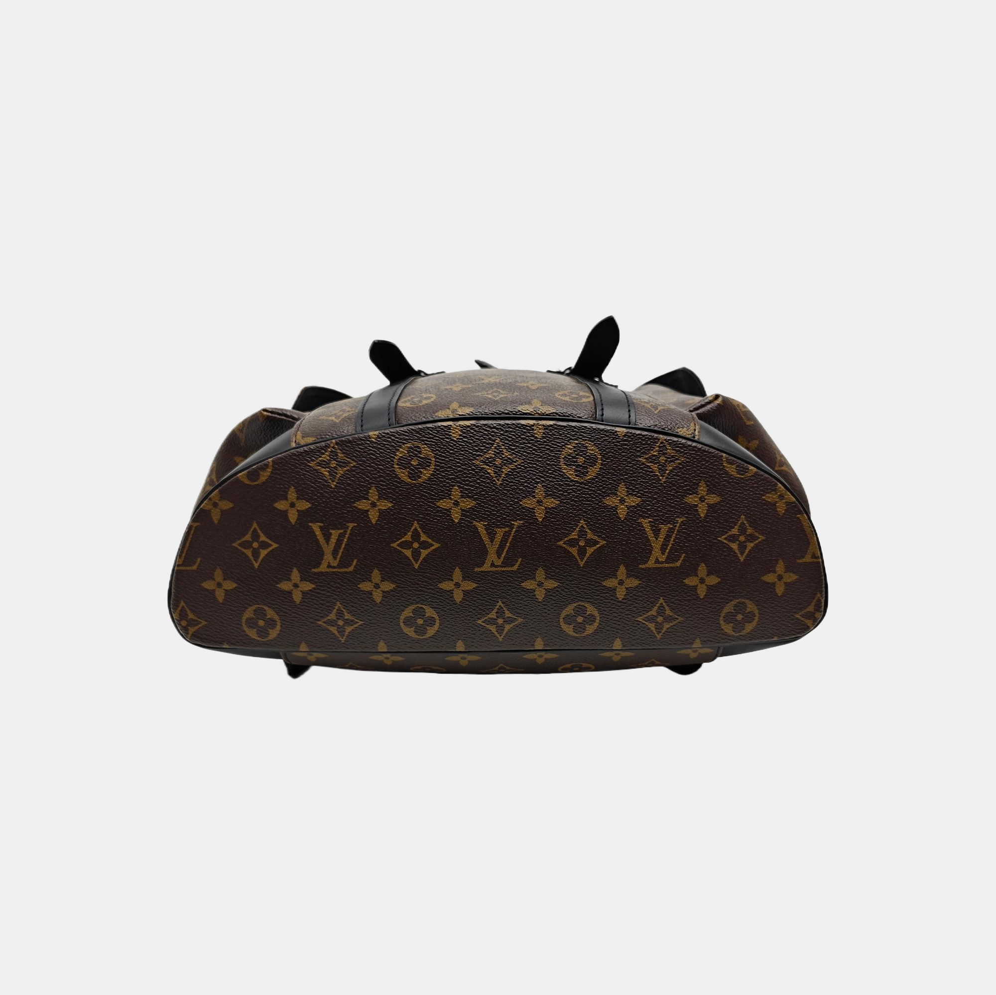 CHRISTOPHER MM Monogram Coated Canvas Brown