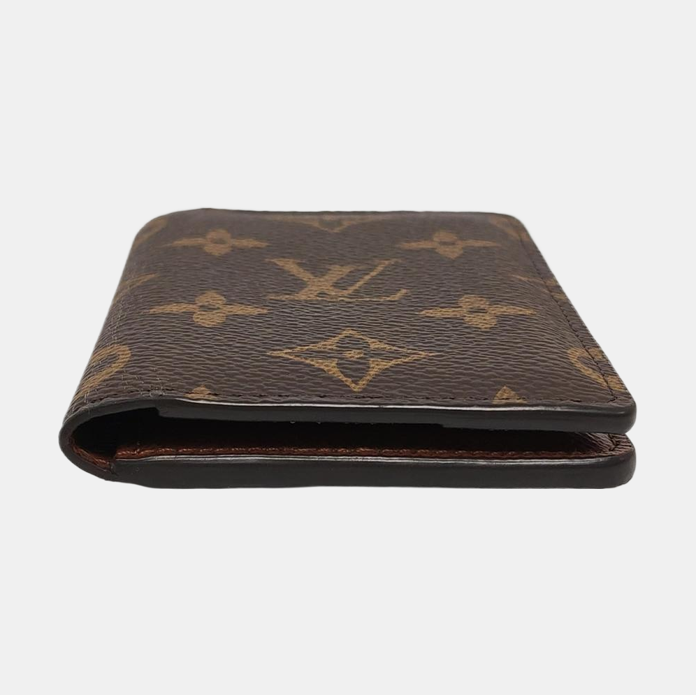 Monogram Coated Canvas Card Holder Brown