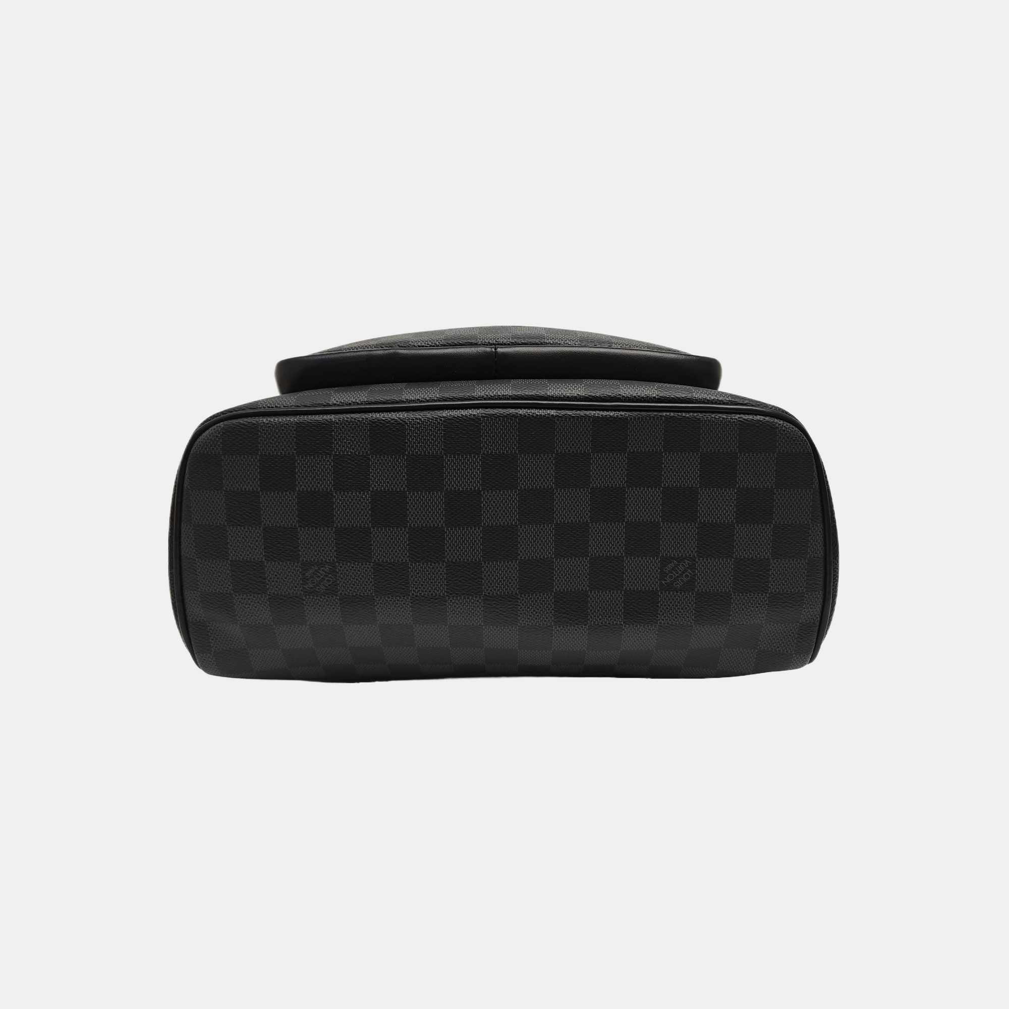 JOSH Damier Graphite Coated Canvas Gray