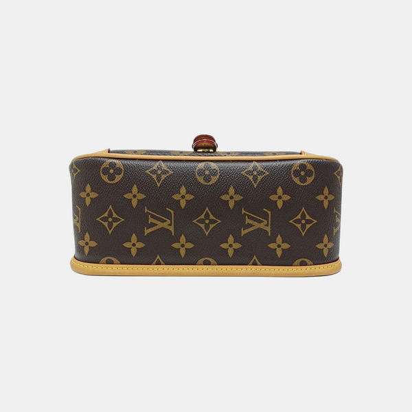 DIANE Monogram Coated Canvas Brown